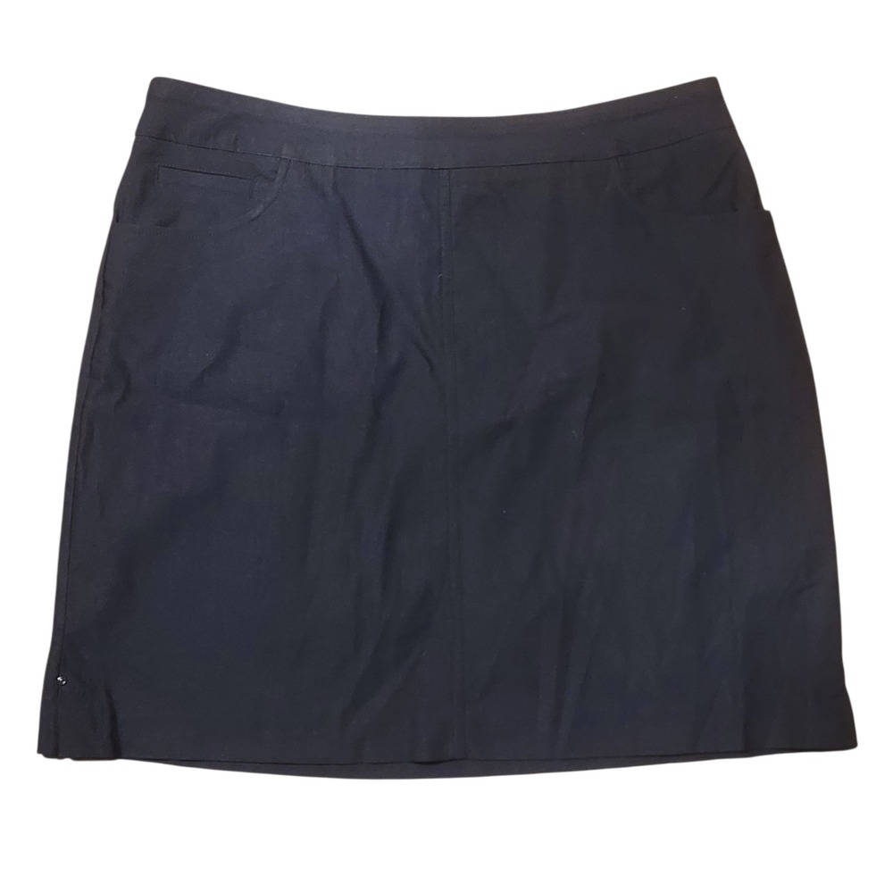 Hilary Radley Ladies' Super Stretch Skort Sz‎ Large Black 34x19